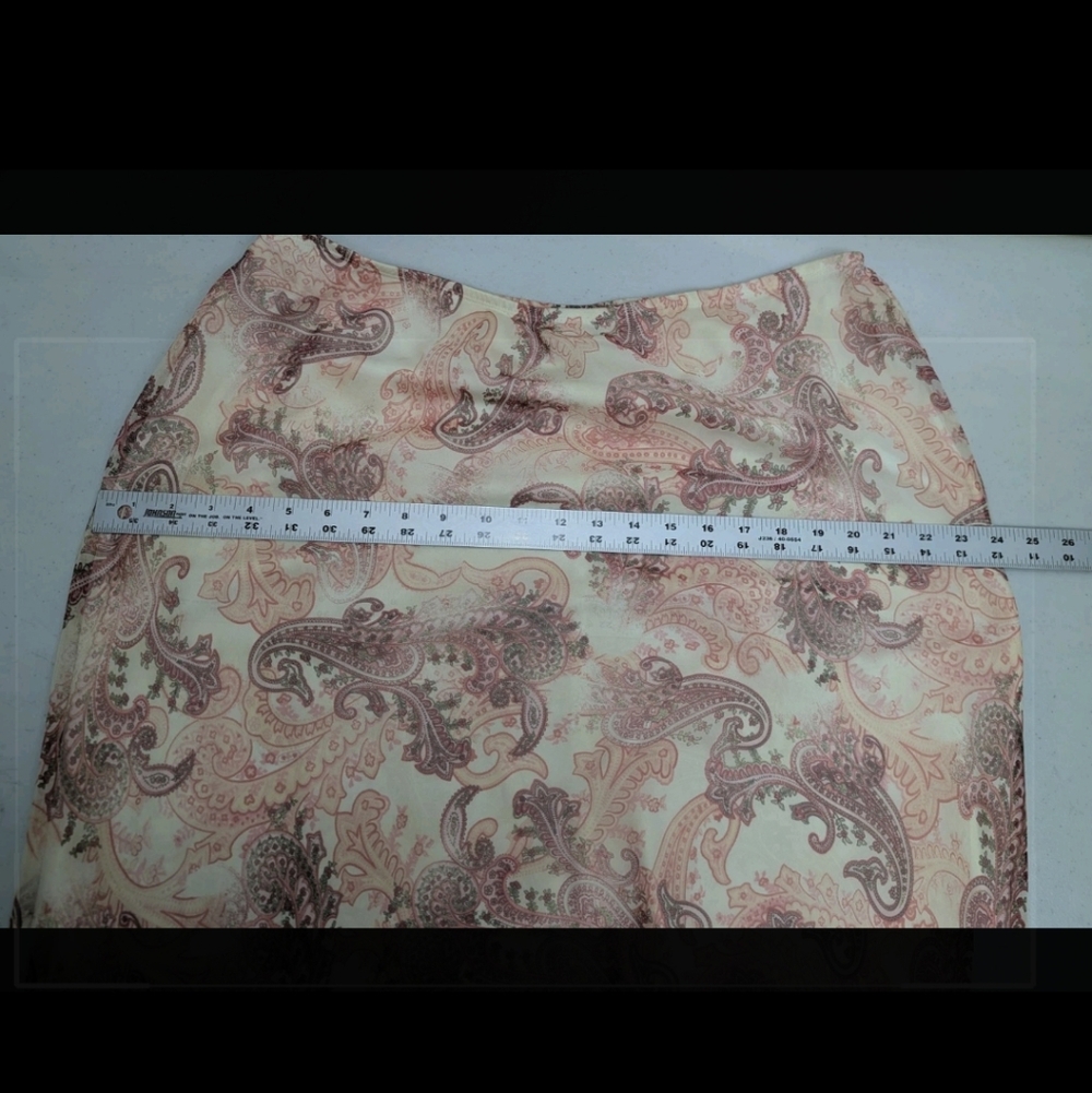 Fashion Bug Paisley Whimsical Midi Skirt XL Feminine Fairy #sk1 - Picture 6 of 8